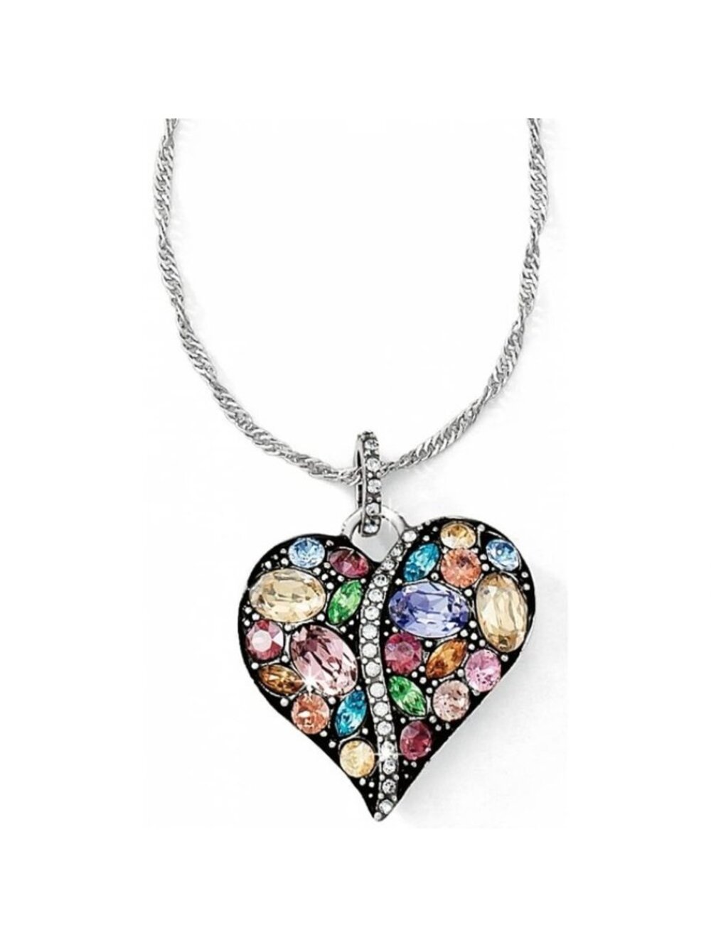 Brighton Trust Your Journey Heart Necklace $98  Pastel    JL3203